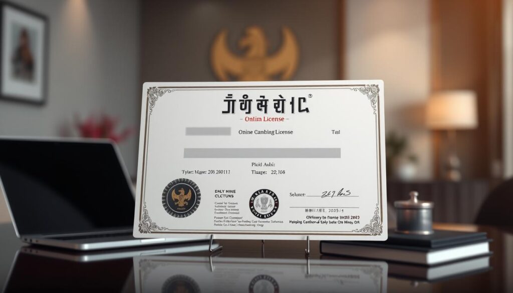 ใบอนุญาตพนันออนไลน์ ใบอนุญาตพนันออนไลน์